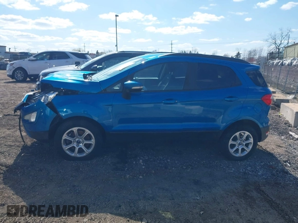 2020 Ford EcoSport SE with VIN MAJ3S2GEXLC325834, listed as a IAAI auction lot 42027101 with 56,009 mi miles and . Bid and sale history available at DreamBid. Image 14.