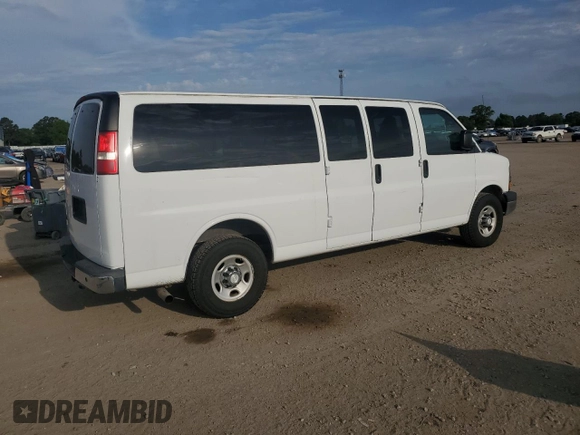 2016 Chevrolet Express Passenger LT z VIN 1GAZGPFG8G1292493, wystawiony jako Copart lot #56396295 z przebiegiem 88 768 mil mil oraz Czysty tytuł • Clean title. Historia ofert i sprzedaży dostępna na DreamBid. Obrazek 3.