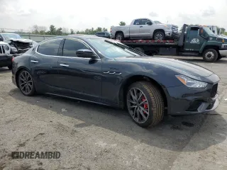 2022 Maserati Ghibli Modena Q4 with VIN ZAM57YTMXN1391900, listed as a Copart auction lot 60643773 with 0 mi miles. Bid and sale history available at carsss.com. Image 4.