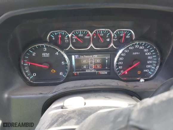 2014 Chevrolet Silverado 1500 LT with VIN 3GCPCREC9EG418170, listed as a IAAI auction lot 41392198 with 222,734 mi miles. Bid and sale history available at carsss.com. Image 7.