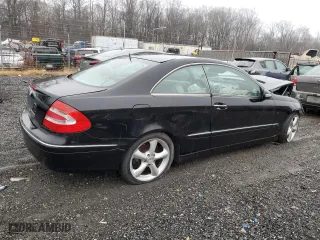 2003 Mercedes-Benz CLK-Class 3.2L with VIN WDBTJ65JX3F059510, listed as a Copart auction lot 82987094 with 0 mi miles and Salvage Title. Bid and sale history available at carsss.com. Image 3.