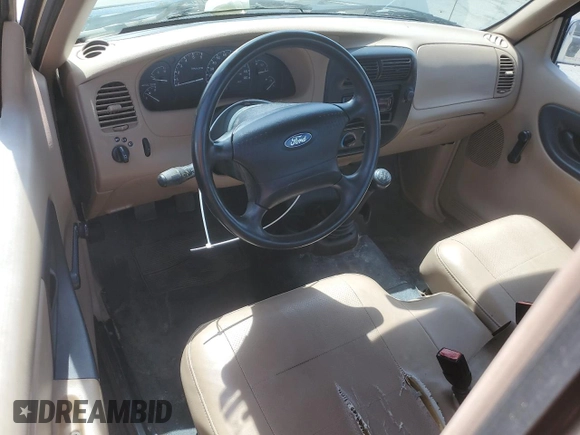 2002 Ford Ranger XL with VIN 1FTYR10D32PB44394, listed as a Copart auction lot 60532715 with 188,075 mi miles and Clean title. Bid and sale history available at DreamBid. Image 8.