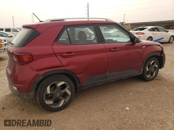 2024 Hyundai Venue Limited with VIN KMHRC8A31RU321908, listed as a Copart auction lot 47684665 with 29,792 mi miles and Salvage Title. Bid and sale history available at DreamBid. Image 3.