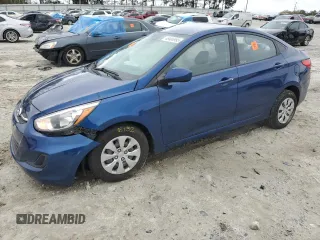 2015 Hyundai Accent GLS with VIN KMHCT4AEXFU890896, listed as a Copart auction lot 49489995 with 155,525 mi miles and Salvage Title. Bid and sale history available at carsss.com. Image 1.