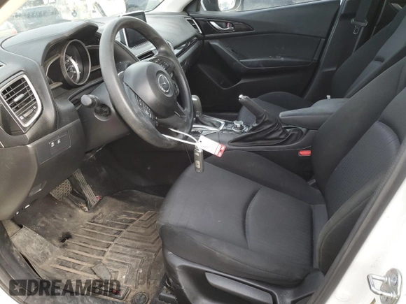 2016 Mazda 3 i Sport with VIN JM1BM1J74G1337385, listed as a Copart auction lot 48354895 with 75,167 mi miles and Salvage Title. Bid and sale history available at DreamBid. Image 7.
