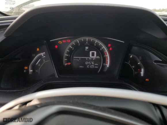 2018 Honda Civic Hatchback Sport with VIN SHHFK7H41JU416600, listed as a Copart auction lot 46929565 with 104,576 mi miles and Salvage Title. Bid and sale history available at carsss.com. Image 9.