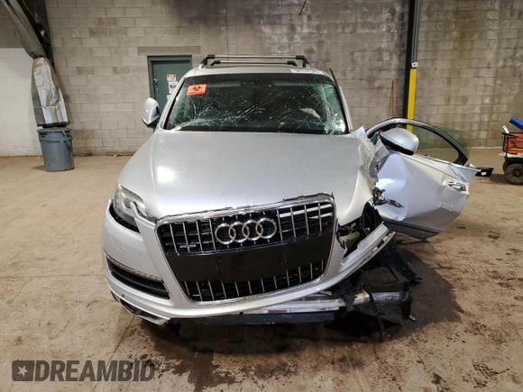 2012 Audi Q7 Prestige with VIN WA1VMAFE4CD000206, listed as a Copart auction lot 50737525 with Not provided miles and Salvage title. Bid and sale history available at DreamBid. Image 5.