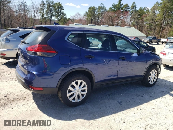 2017 Nissan Rogue S with VIN KNMAT2MT7HP550018, listed as a Copart auction lot 53234855 with 130,451 mi miles and Salvage Title. Bid and sale history available at DreamBid. Image 3.