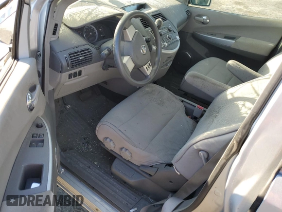 2008 Nissan Quest with VIN 5N1BV28U08N104821, listed as a Copart auction lot 76775434 with 0 mi miles and Non Repairable. Bid and sale history available at carsss.com. Image 8.