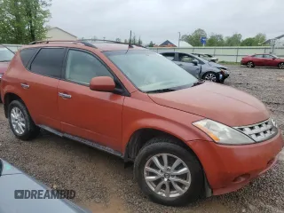 2005 Nissan Murano SL z VIN JN8AZ08W95W441878, wystawiony jako Copart lot #59869955 z przebiegiem 134 850 mil mil oraz Nie do naprawy • Non repairable. Historia ofert i sprzedaży dostępna na DreamBid. Obrazek 4.