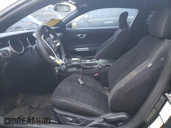 2015 Ford Mustang EcoBoost with VIN 1FA6P8TH1F5337025, listed as a Copart auction lot 86886574 with 87,016 mi miles and Salvage Title. Bid and sale history available at DreamBid. Image 7.