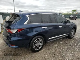 2020 Infiniti QX60 Luxe with VIN 5N1DL0MMXLC516712, listed as a Copart auction lot 53750215 with 47,062 mi miles and Salvage title. Bid and sale history available at DreamBid. Image 3.