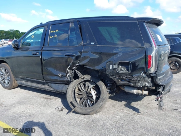 2023 Cadillac Escalade 4WD Sport with VIN 1GYS4EKL2PR351882, listed as a IAAI auction lot 41555895 with 58,703 mi miles. Bid and sale history available at carsss.com. Image 6.