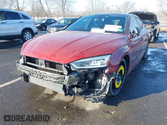 2018 Audi A5 Sportback Prestige z VIN WAUCNCF5XJA052165, wystawiony jako IAAI lot #41321114 z przebiegiem 62 648 mil mil oraz . Historia ofert i sprzedaży dostępna na DreamBid. Obrazek 6.