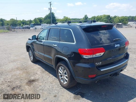 2014 Jeep Grand Cherokee Limited with VIN 1C4RJFBTXEC140898, listed as a IAAI auction lot 42793097 with 159,542 mi miles and . Bid and sale history available at DreamBid. Image 3.