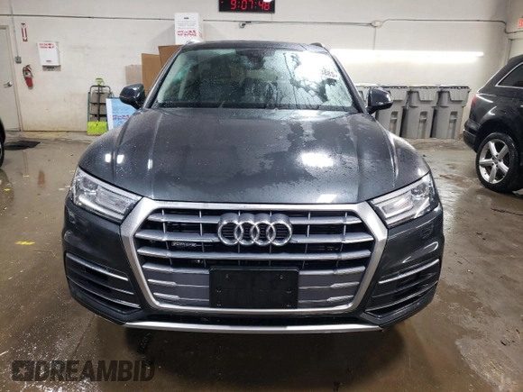2019 Audi Q5 Premium with VIN WA1ANAFYXK2079977, listed as a Copart auction lot 46143885 with 41,468 mi miles and Salvage Title. Bid and sale history available at carsss.com. Image 5.