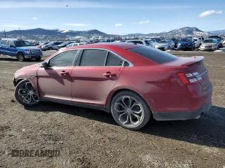 2015 Ford Taurus SHO with VIN 1FAHP2KT0FG116130, listed as a Copart auction lot 46403495 with 122,811 mi miles and Salvage title. Bid and sale history available at DreamBid. Image 2.