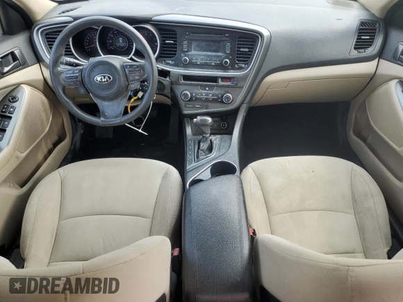 2015 Kia Optima LX with VIN KNAGM4A7XF5583532, listed as a Copart auction lot 60408125 with 108,622 mi miles and Clean title. Bid and sale history available at DreamBid. Image 8.