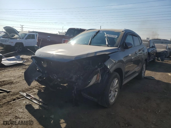 2017 Hyundai Tucson SE with VIN KM8J3CA44HU567567, listed as a Copart auction lot 47868395 with 84,427 mi miles and Salvage Title. Bid and sale history available at carsss.com. Image 1.