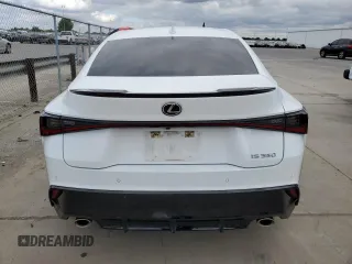 2022 Lexus IS 350 F Sport with VIN JTHGZ1B20N5050205, listed as a Copart auction lot 54774545 with 65,074 mi miles and Salvage title. Bid and sale history available at DreamBid. Image 6.