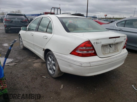 2003 Mercedes-Benz C 240 с VIN WDBRF81J83F372360, выставлен на аукционе Copart как лот 50892603 с пробегом 75 530 миль миль и Чистый • Clean title. История ставок и продаж доступна на DreamBid. Изображение 2.