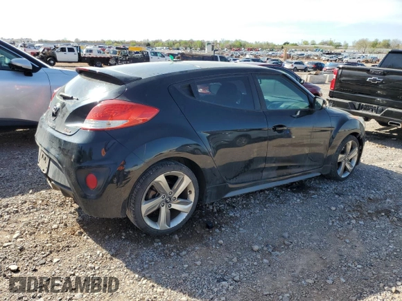 2013 Hyundai Veloster Turbo z VIN KMHTC6AE2DU169366, wystawiony jako Copart lot #50805585 z przebiegiem 75 197 mil mil oraz Szkoda całkowita • Salvage title. Historia ofert i sprzedaży dostępna na DreamBid. Obrazek 3.