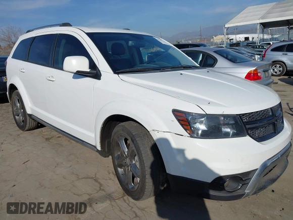 2017 Dodge Journey Crossroad Plus z VIN 3C4PDCGG2HT545087, wystawiony jako IAAI lot #41611278 z przebiegiem 113 180 mil mil oraz . Historia ofert i sprzedaży dostępna na DreamBid. Obrazek 1.