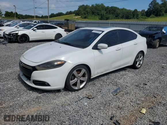 2014 Dodge Dart GT with VIN 1C3CDFEB3ED767702, listed as a Copart auction lot 63408965 with 211,064 mi miles and Clean title. Bid and sale history available at DreamBid. Image 1.