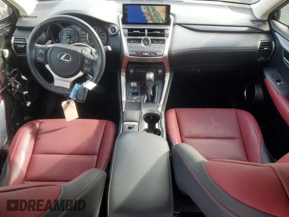 2021 Lexus NX with VIN JTJGJRDZ2M2161823, listed as a Copart auction lot 50241265 with 33,054 mi miles and Salvage Title. Bid and sale history available at carsss.com. Image 8.