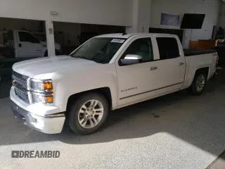 2014 Chevrolet Silverado 1500 LTZ with VIN 3GCUKSEC5EG569617, listed as a Copart auction lot 52012115 with 114,157 mi miles and Clean Title. Bid and sale history available at carsss.com. Image 1.