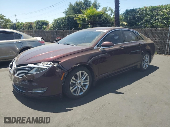 2013 Lincoln MKZ with VIN 3LN6L2GK6DR828916, listed as a Copart auction lot 58607005 with 113,677 mi miles and Salvage title. Bid and sale history available at DreamBid. Image 1.