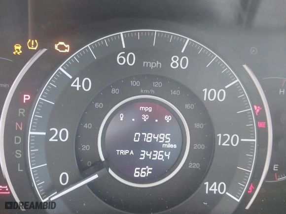 2016 Honda CR-V EX-L with VIN 2HKRM4H73GH642293, listed as a IAAI auction lot 41721368 with 78,495 mi miles. Bid and sale history available at carsss.com. Image 15.
