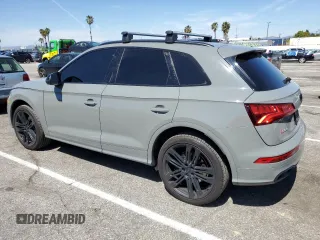 2020 Audi SQ5 Premium Plus with VIN WA1B4AFY6L2033703, listed as a Copart auction lot 46444323 with 36,928 mi miles. Bid and sale history available at carsss.com. Image 2.