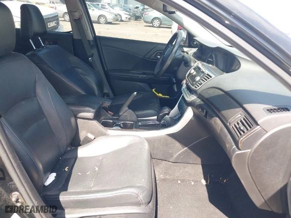 2015 Honda Accord Sedan EX-L with VIN 1HGCR2F85FA144580, listed as a IAAI auction lot 41674096 with 159,293 mi miles. Bid and sale history available at carsss.com. Image 5.