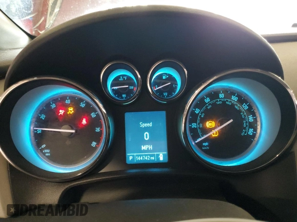2016 Buick Verano with VIN 1G4PP5SK2G4134030, listed as a Copart auction lot 54260515 with 144,742 mi miles and Salvage title. Bid and sale history available at DreamBid. Image 9.