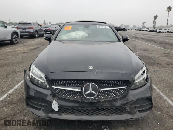 2021 Mercedes-Benz C 300 z VIN W1KWJ8DB3MG089339, wystawiony jako Copart lot #76205524 z przebiegiem 49 064 mil mil oraz Szkoda całkowita • Salvage title. Historia ofert i sprzedaży dostępna na DreamBid. Obrazek 5.