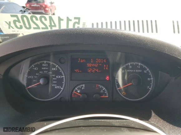2014 Ram ProMaster Cargo Van with VIN 3C6TRVDD4EE130009, listed as a Copart auction lot 51142205 with 98,442 mi miles and Clean Title. Bid and sale history available at carsss.com. Image 9.