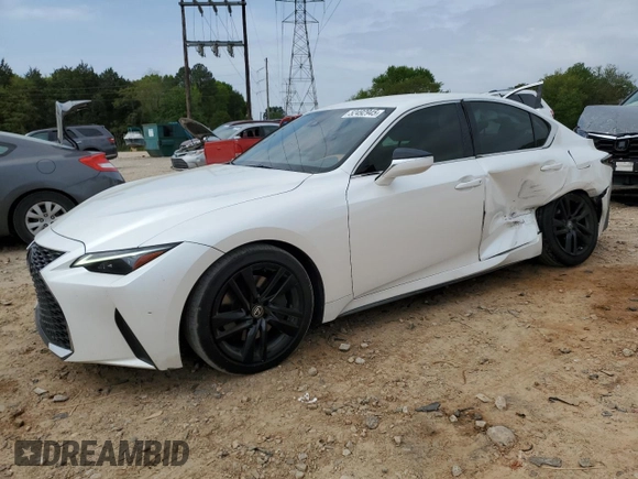 2021 Lexus IS 300 with VIN JTHAA1D25M5116367, listed as a Copart auction lot 52492945 with 132,647 mi miles and Salvage title. Bid and sale history available at DreamBid. Image 1.