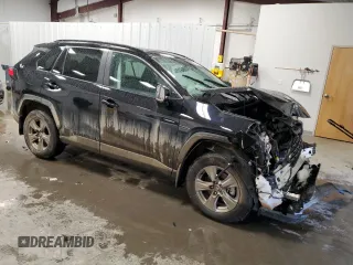 2024 Toyota RAV4 XLE with VIN 2T3P1RFV3RC454515, listed as a Copart auction lot 47398185 with Not Provided miles and Salvage Title. Bid and sale history available at DreamBid. Image 4.