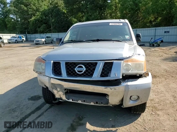 2013 Nissan Titan SV with VIN 1N6BA0EC3DN305832, listed as a Copart auction lot 72400294 with 300,083 mi miles and Salvage title. Bid and sale history available at DreamBid. Image 11.