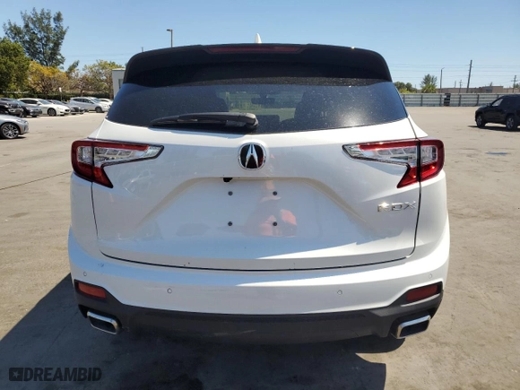 2023 Acura RDX w/Technology Package with VIN 5J8TC1H51PL004739, listed as a Copart auction lot 48769065 with 7,701 mi miles and Salvage Title. Bid and sale history available at carsss.com. Image 6.