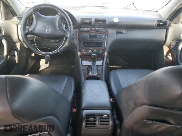 2002 Mercedes-Benz C 230/260/280/320 with VIN WDBRF61J62F291411, listed as a Copart auction lot 49025615 with Not Provided miles and Salvage Title. Bid and sale history available at DreamBid. Image 8.