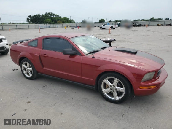 2008 Ford Mustang Deluxe with VIN 1ZVHT80N885164208, listed as a Copart auction lot 53855845 with 194,689 mi miles and Salvage Title. Bid and sale history available at carsss.com. Image 4.