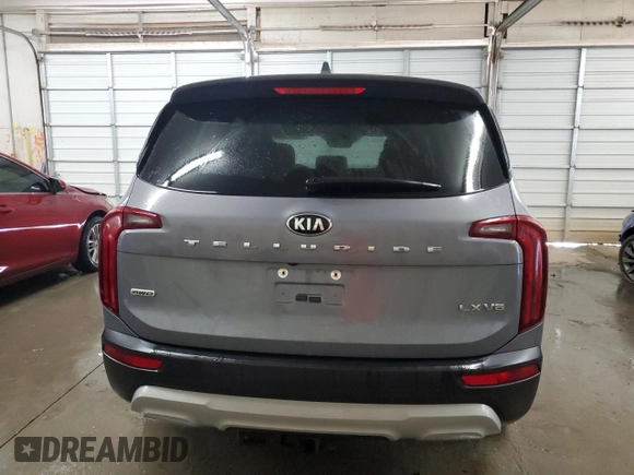 2020 Kia Telluride LX with VIN 5XYP2DHC3LG066376, listed as a Copart auction lot 50934875 with 112,714 mi miles and Salvage Title. Bid and sale history available at DreamBid. Image 6.