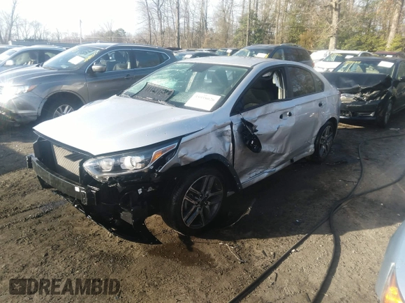 2019 Kia Forte S with VIN 3KPF34AD2KE028483, listed as a IAAI auction lot 35938026 with 49,420 mi miles and . Bid and sale history available at carsss.com. Image 2.