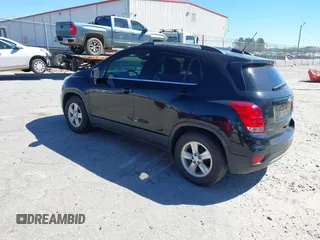 2018 Chevrolet Trax LT with VIN 3GNCJLSB7JL207622, listed as a IAAI auction lot 41693952 with 79,403 mi miles and . Bid and sale history available at carsss.com. Image 3.