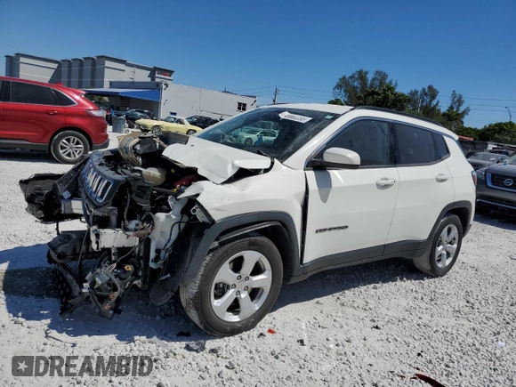 2019 Jeep Compass Latitude with VIN 3C4NJCBB7KT855237, listed as a Copart auction lot 49662255 with 30,672 mi miles and Non repairable. Bid and sale history available at DreamBid. Image 1.