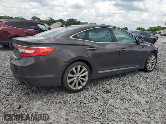 2015 Hyundai Azera Limited with VIN KMHFH4JG2FA479364, listed as a Copart auction lot 60598665 with 145,785 mi miles and Salvage title. Bid and sale history available at DreamBid. Image 3.