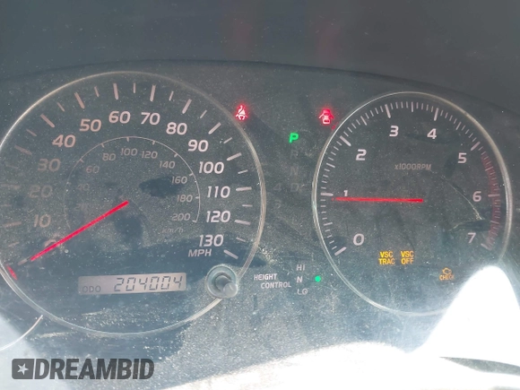 2003 Lexus GX 470 z VIN JTJBT20X230003105, wystawiony jako IAAI lot #42063855 z przebiegiem 204 004 mil mil oraz . Historia ofert i sprzedaży dostępna na DreamBid. Obrazek 7.