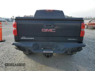 2015 GMC Sierra 2500HD available WiFi Denali with VIN 1GT120E83FF176480, listed as a Copart auction lot 47094075 with 197,643 mi miles and Salvage Title. Bid and sale history available at carsss.com. Image 6.